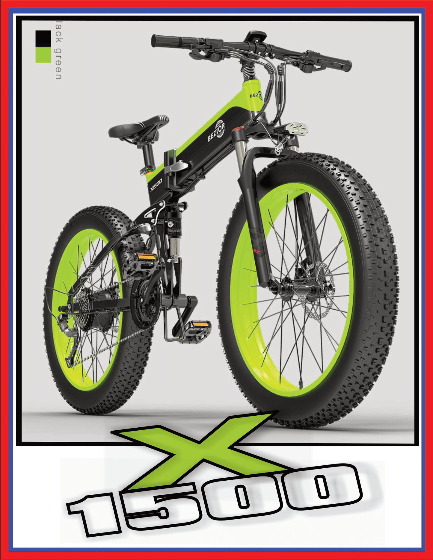 X1500 BEZIOR EBIKE GREEN